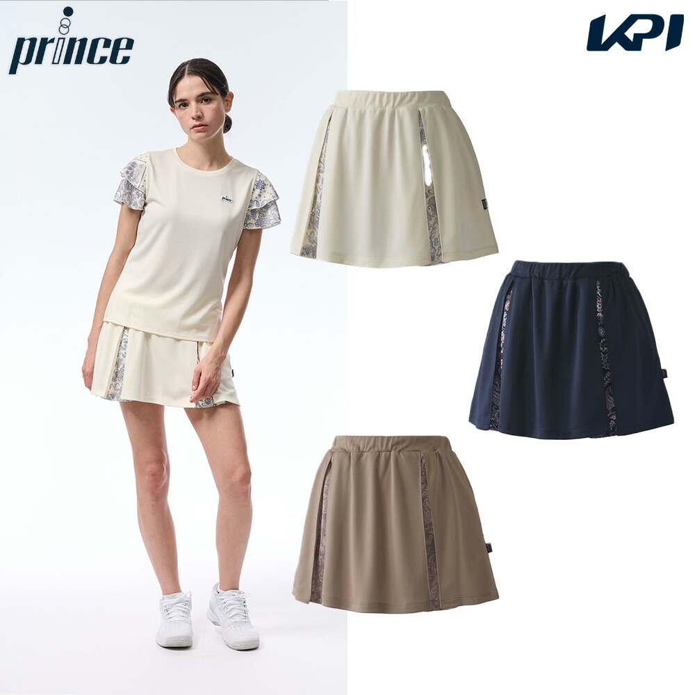 プリンス Prince テニスウェア レディース   スカート WF5336 2025FW 7月下旬発売予定※予約