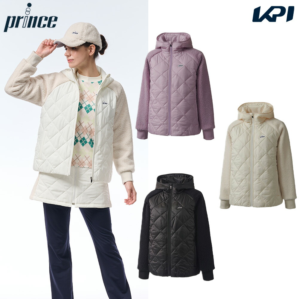 プリンス Prince テニスウェア レディース   ハイブリッドジャケット WF5850 2025FW 9月下旬発売予定※予約