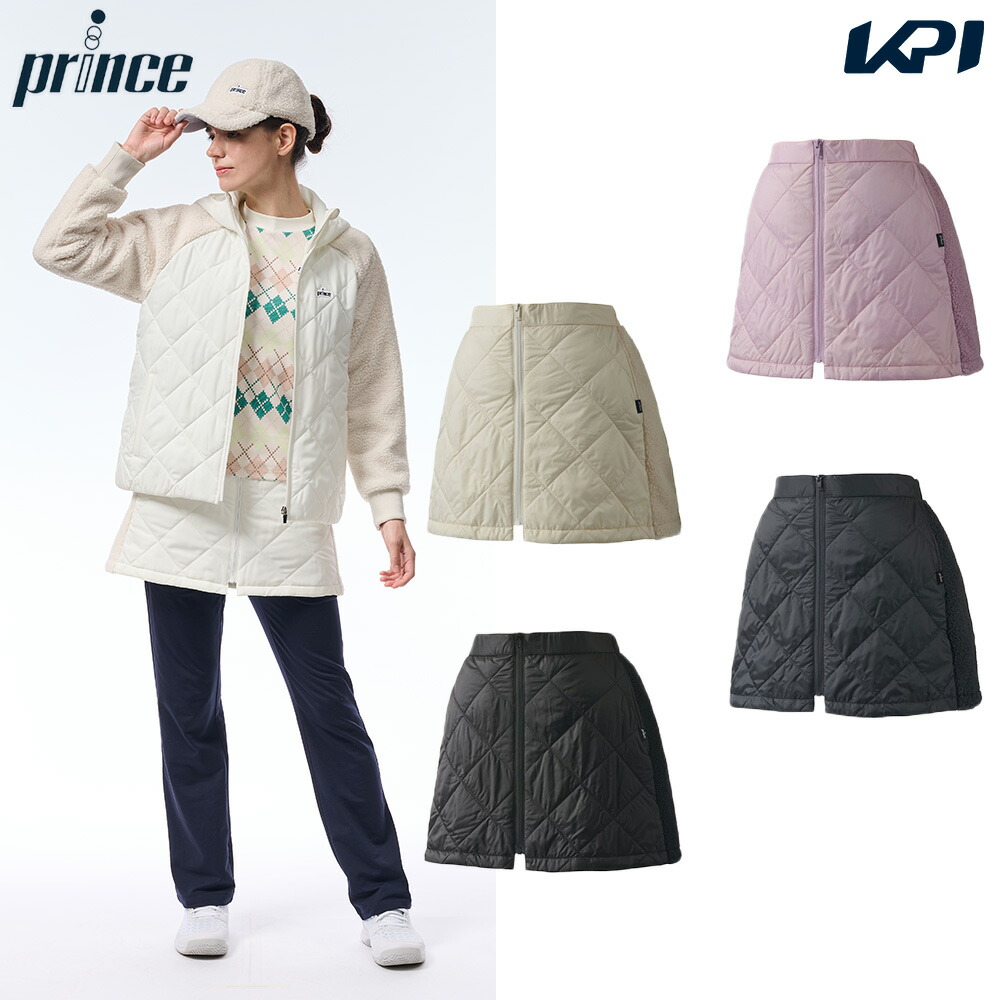 プリンス Prince テニスウェア レディース   中綿スカート WF5852 2025FW 9月下旬発売予定※予約