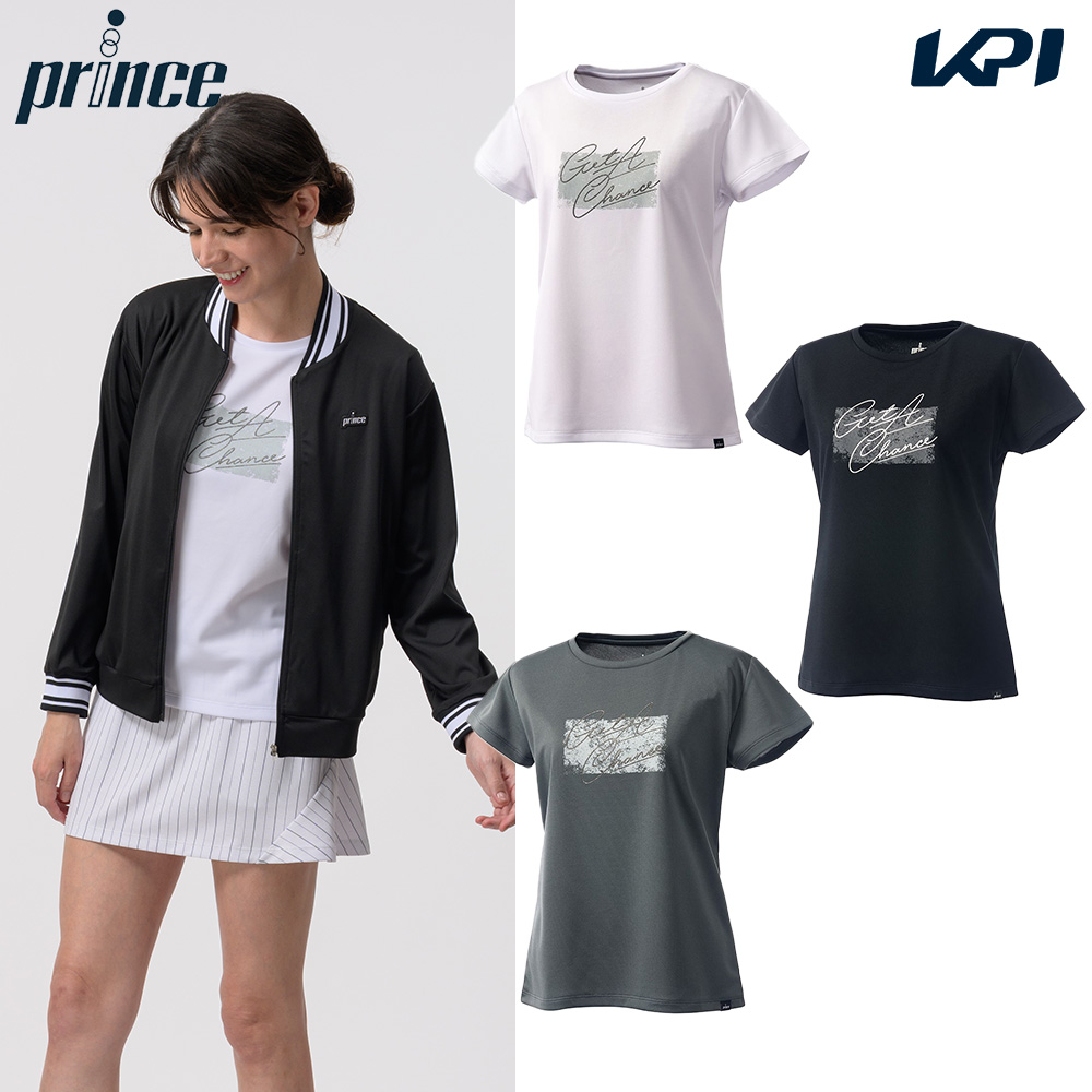 プリンス Prince テニスウェア レディース   Tシャツ WF6033 2026FW 7月下旬発売予定※予約