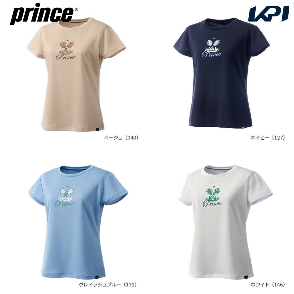 プリンス Prince テニスウェア レディース   Tシャツ WF6035 2026FW 7月下旬発売予定※予約