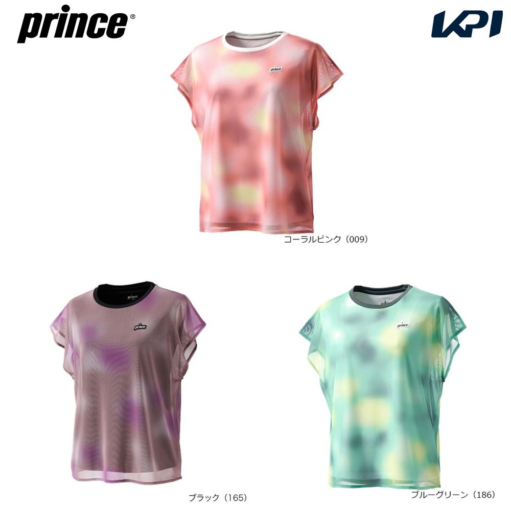 プリンス Prince テニスウェア レディース   ゲームシャツ WF6036 2026FW 7月下旬発売予定※予約
