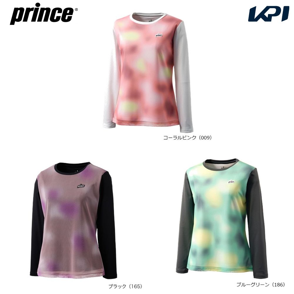 プリンス Prince テニスウェア レディース   ロングスリーブシャツ WF6038 2026FW 7月下旬発売予定※予約