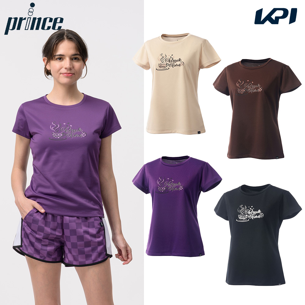 プリンス Prince テニスウェア レディース   Tシャツ WF6042 2026FW 8月下旬発売予定※予約