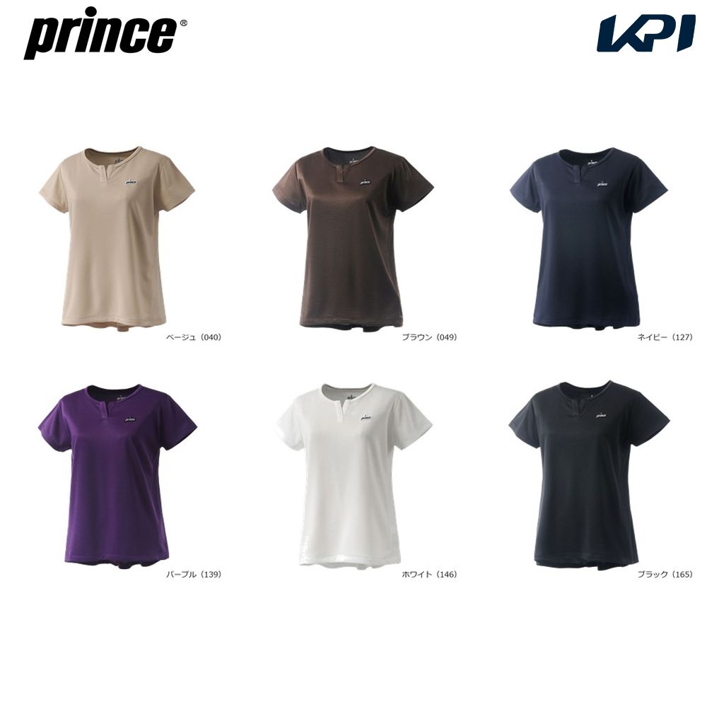 プリンス Prince テニスウェア レディース   ゲームシャツ WF6046 2026FW 8月下旬発売予定※予約