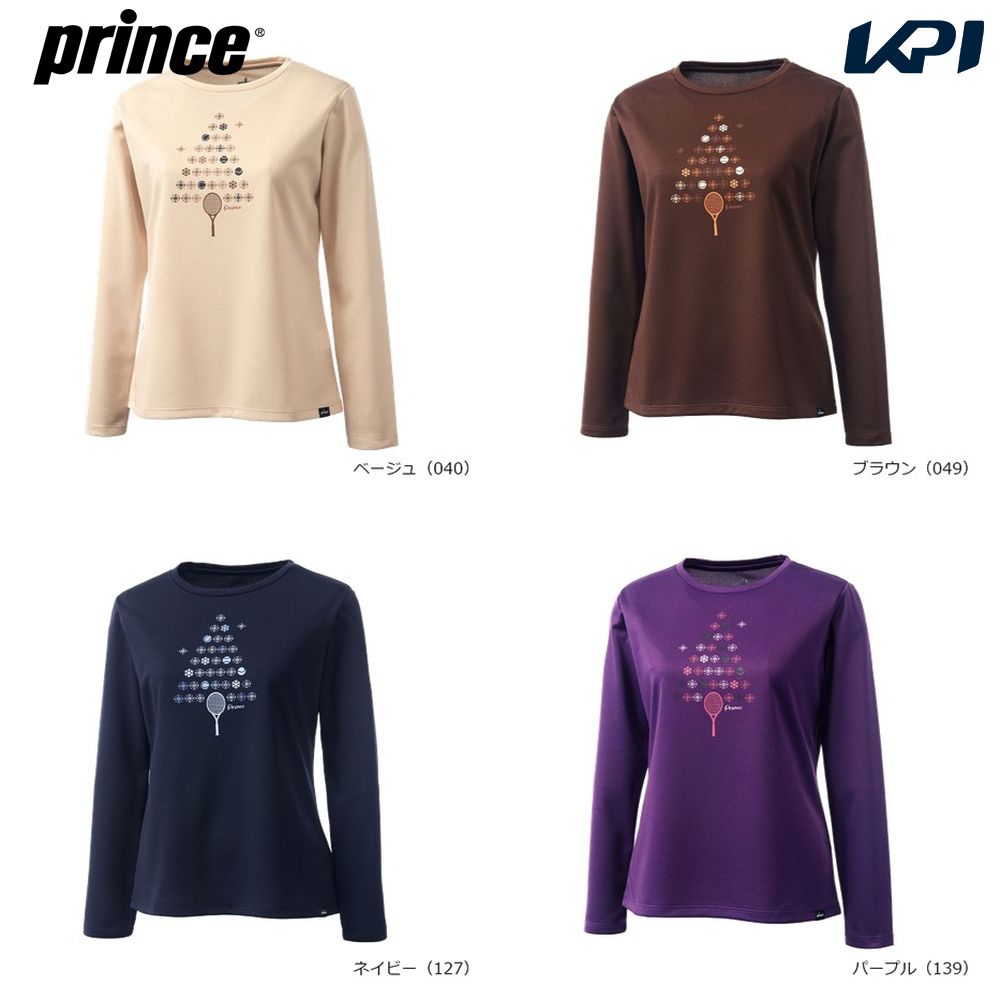 プリンス Prince テニスウェア レディース   ロングスリーブシャツ WF6047 2026FW 8月下旬発売予定※予約