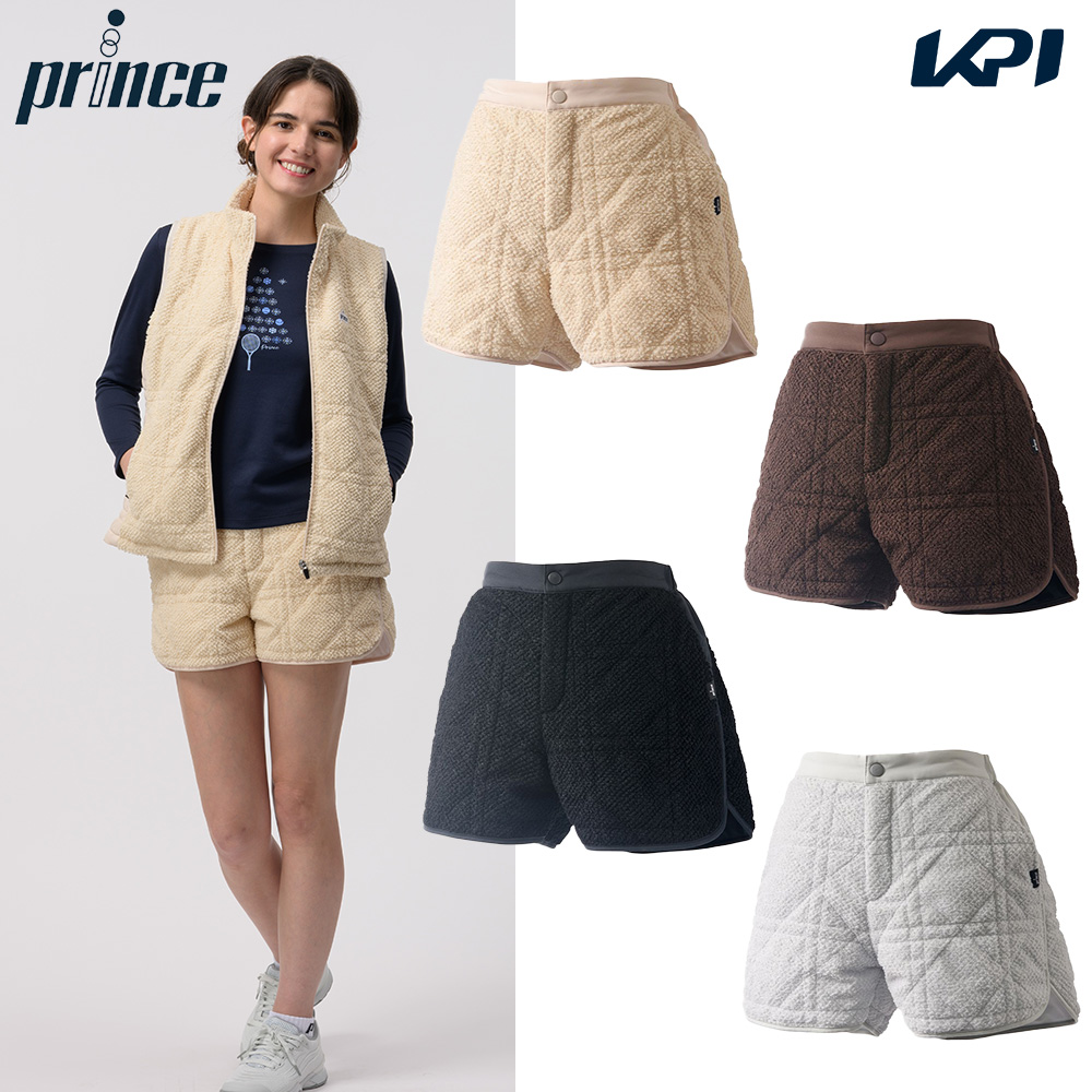 プリンス Prince テニスウェア レディース   中綿ショートパンツ WF6853 2026FW