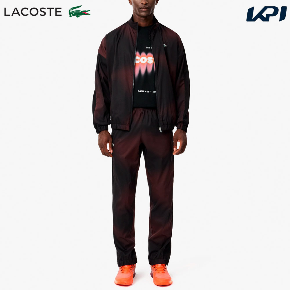 ラコステ LACOSTE テニスウェア メンズ   『ダニール・メドベージェフ』セットアップテニストラックスーツ WH2609-99-7V2 2024FW