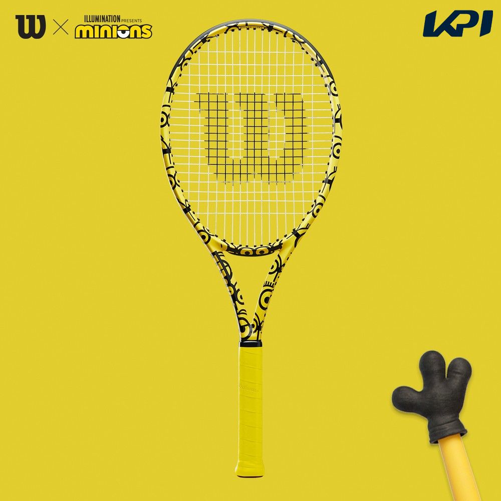 【ベストマッチストリングで張り上げ無料】ウイルソン Wilson 硬式テニスラケット  MINIONS ULTRA 100 ミニオンズ ウルトラ100 WR064811U