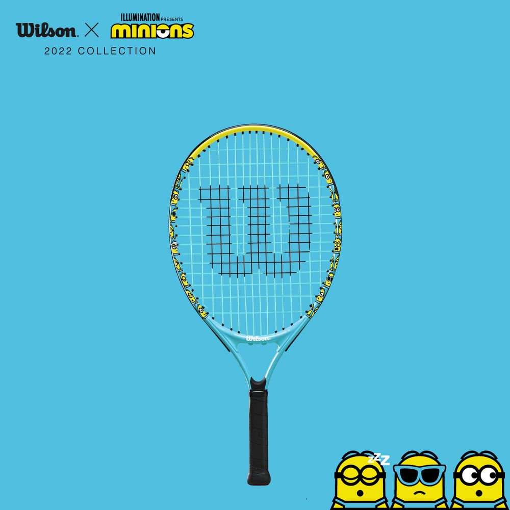 「ガット張り上げ済み」ウイルソン Wilson ジュニアテニスラケット ジュニア MINIONS 2.0 JR 21 ミニオンズ WR097110H