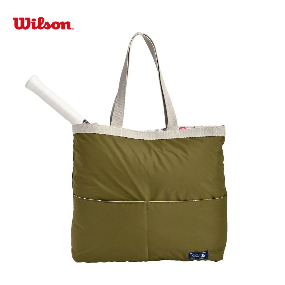 ウイルソン Wilson テニスバッグ・ケース  ONE BEAR TOTE トートバッグ オリーブグリーン WR8015303001