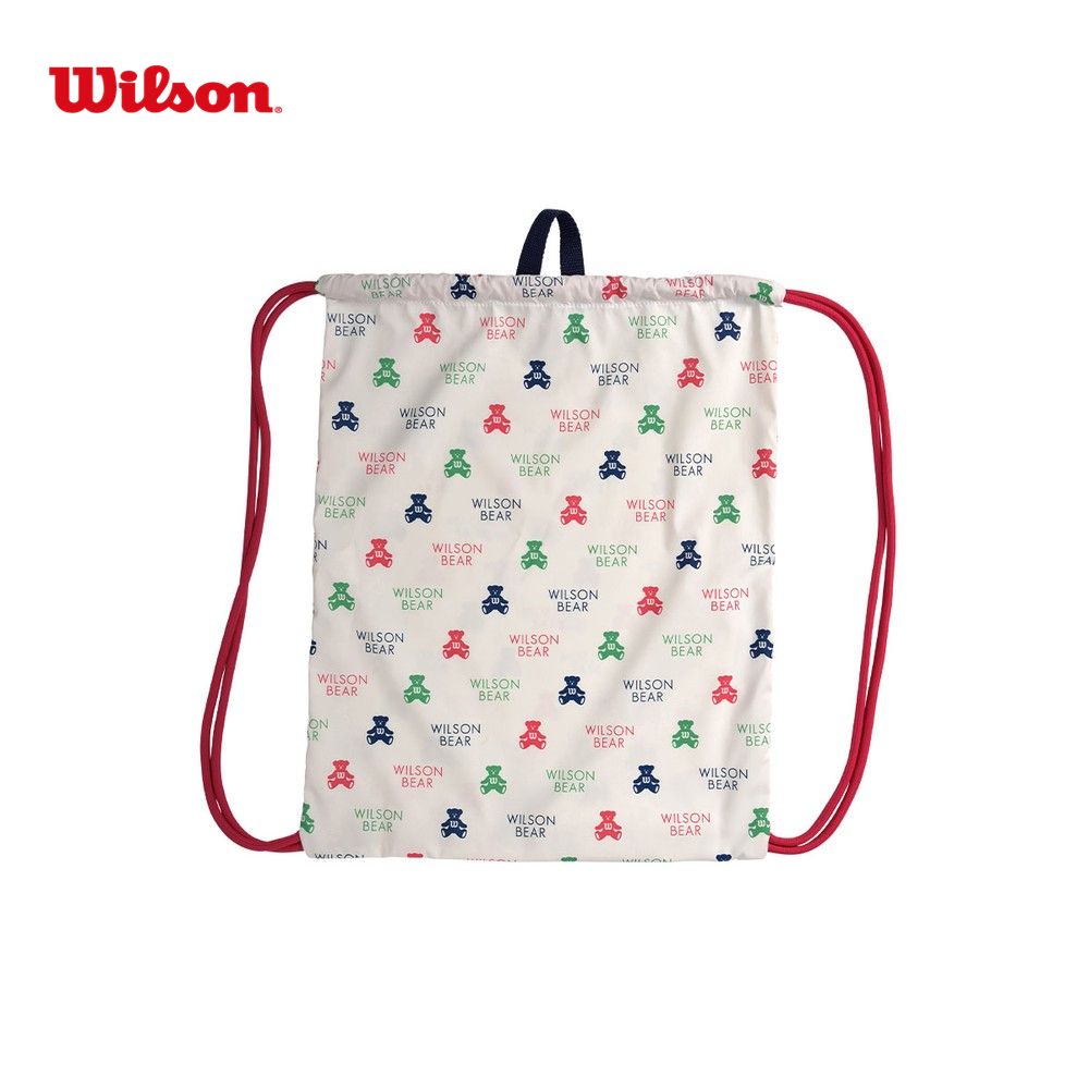 ウイルソン Wilson テニスバッグ・ケース  ONE BEAR CINCH BAG ナップサック ホワイト WR8015701001