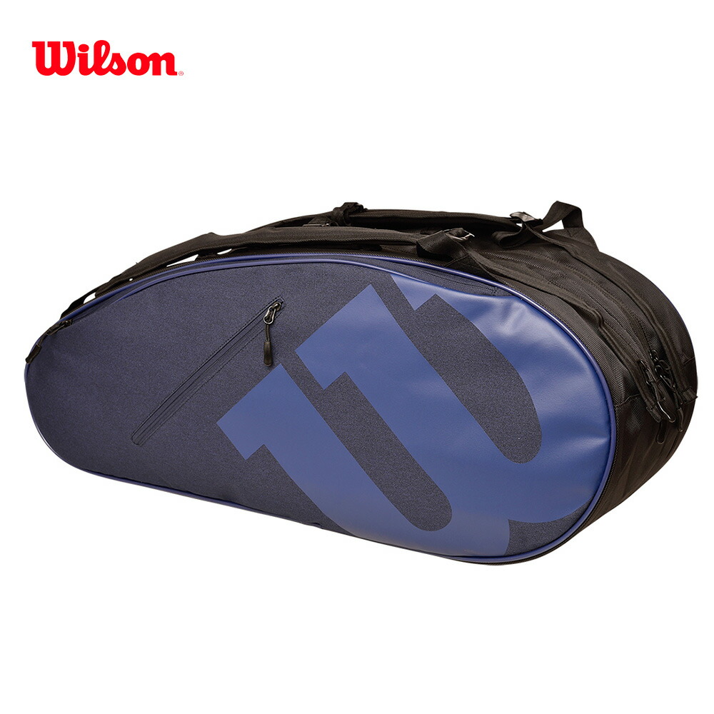 ウイルソン Wilson テニスバッグ・ケース  TEAMJ 6PK RACKET BAG ラケットバッグ ラケット6本収納可能 WR8021604001