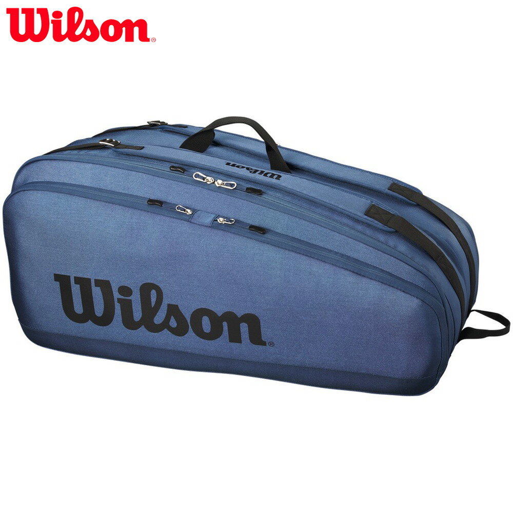 ウイルソン Wilson テニスバッグ・ケース  ツアーウルトラ ラケットバッグ（12本入）TOUR ULTRA 12PK RACKET BAG Blue WR8024001001 ULTRA V4.0