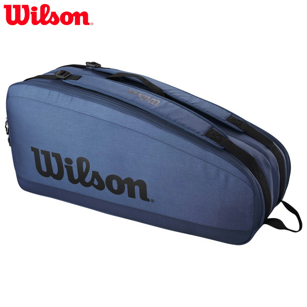 ウイルソン Wilson テニスバッグ・ケース  ツアーウルトラ ラケットバッグ（6本入）TOUR ULTRA 6PK RACKET BAG Blue WR8024101001 ULTRA V4.0