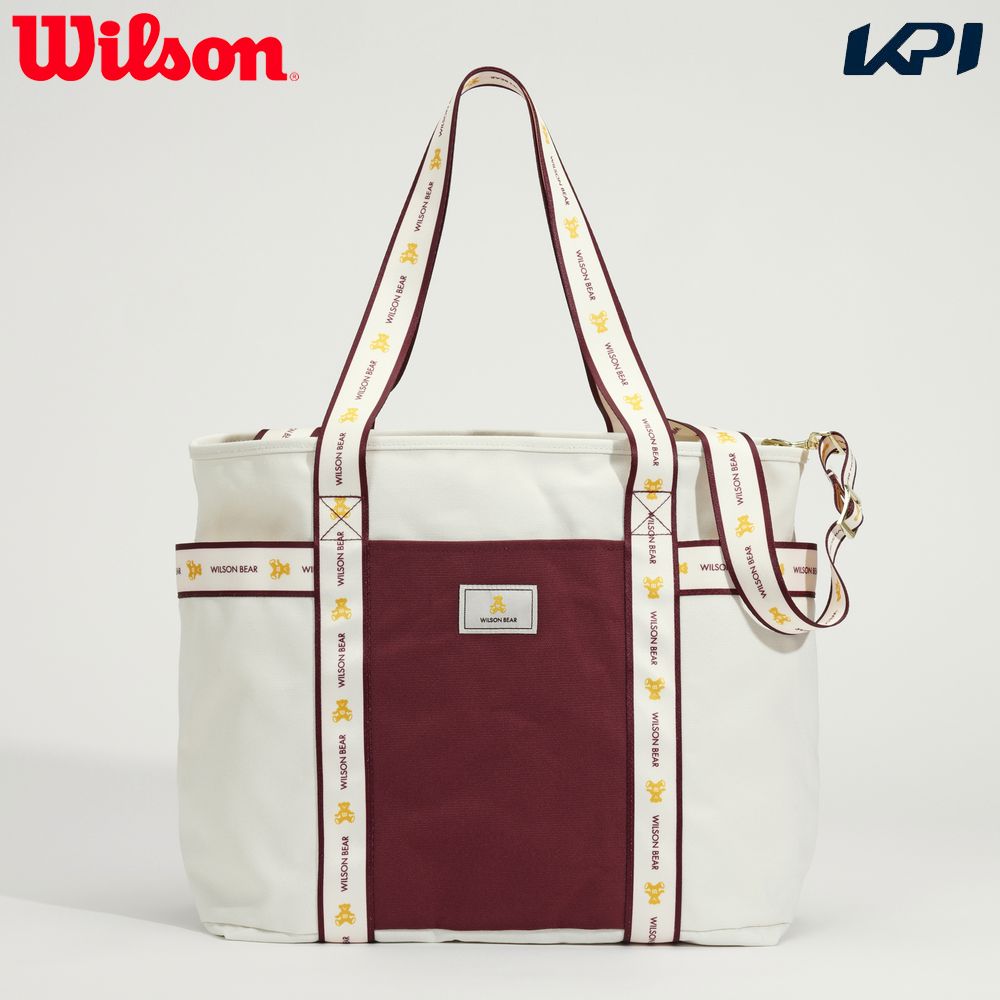 ウイルソン Wilson テニスバッグ・ケース    BEAR JPN COLLECTION TOTE WINE ベアジャパンコレクション ミニトート ワイン WR8048001001 9月上旬発売予定※予約