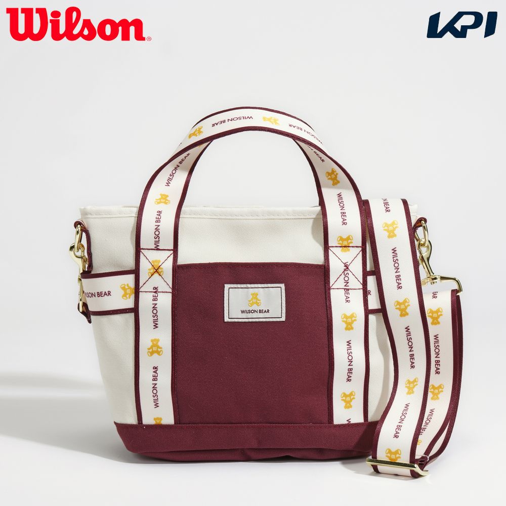 ウイルソン Wilson テニスバッグ・ケース    BEAR JPN COLLECTION MINI TOTE WINE  ベアジャパンコレクション トート ワイン WR8048101001 9月上旬発売予定※予約