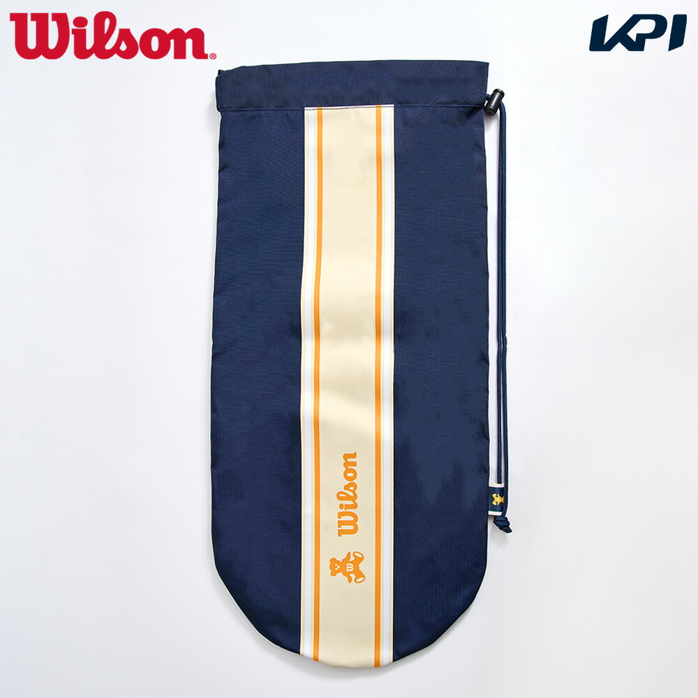 ウイルソン Wilson テニスバッグ・ケース    WILSON BEAR RACQUET SOFT COVER Yellow ベア ラケットカバー WR8049301001 6月上旬発売予定※予約