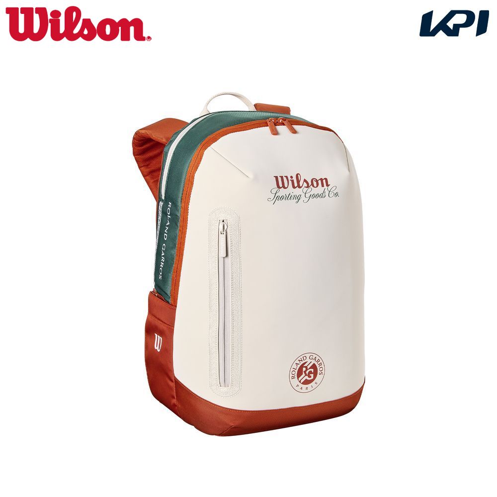 ウイルソン Wilson テニスバッグ・ケース    ROLAND GARROS 2026 TENNIS BACKPACK Cream ローランギャロス バックパック WR8052601001 2月上旬発売予定※予約