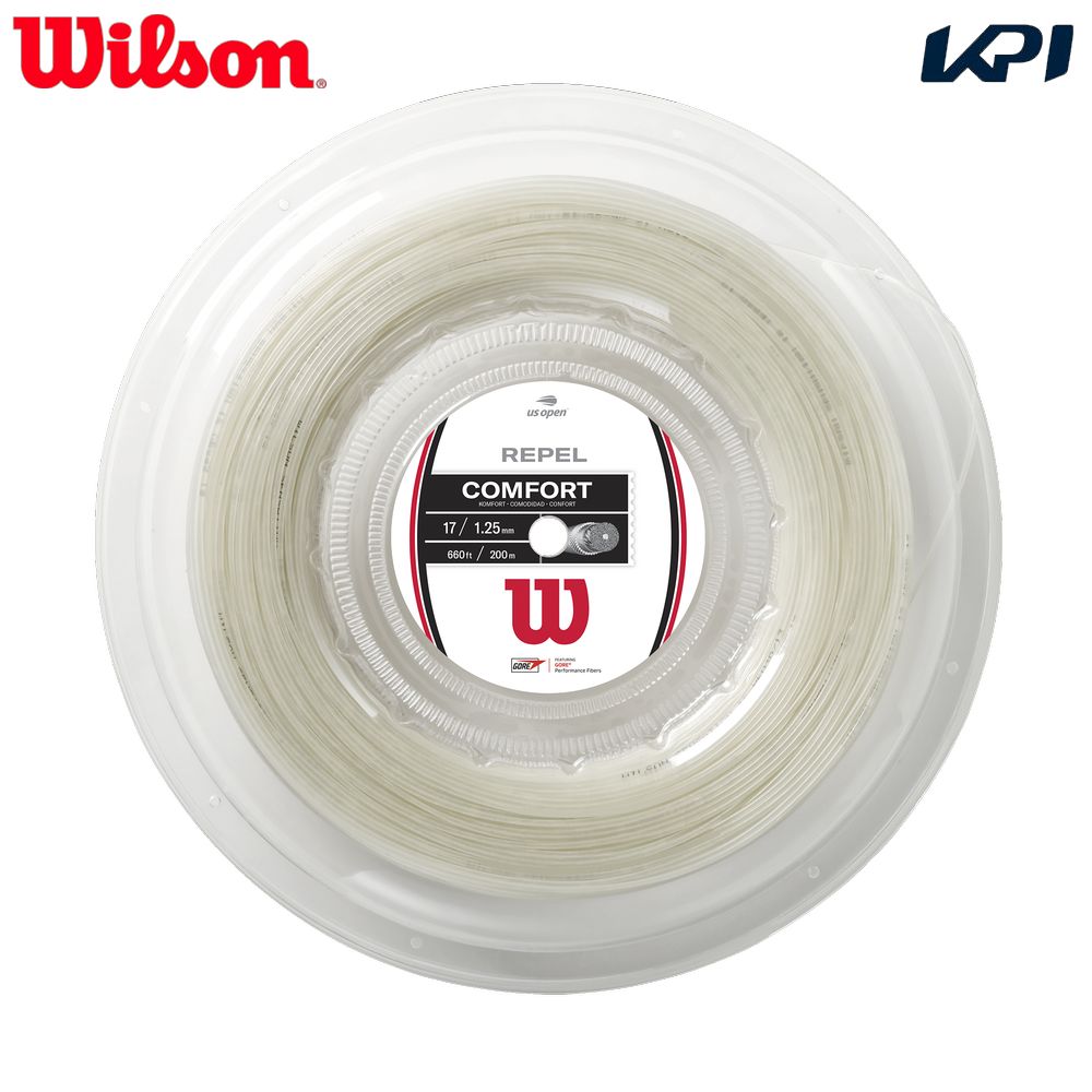ウイルソン Wilson テニスガット・ストリング    REPEL 17 REEL Natural 17G リペル ナチュラル 200m WR831270117 7月中旬発売予定※予約