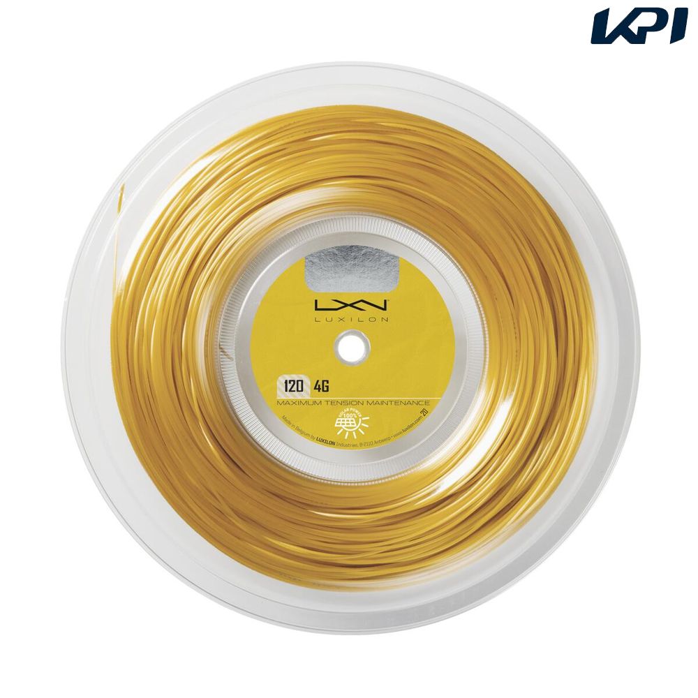 ルキシロン LUXILON テニスガット・ストリング    LUXILON 4G 120 200M REEL GOLD 120 WR8313301120 10月上旬発売予定※予約