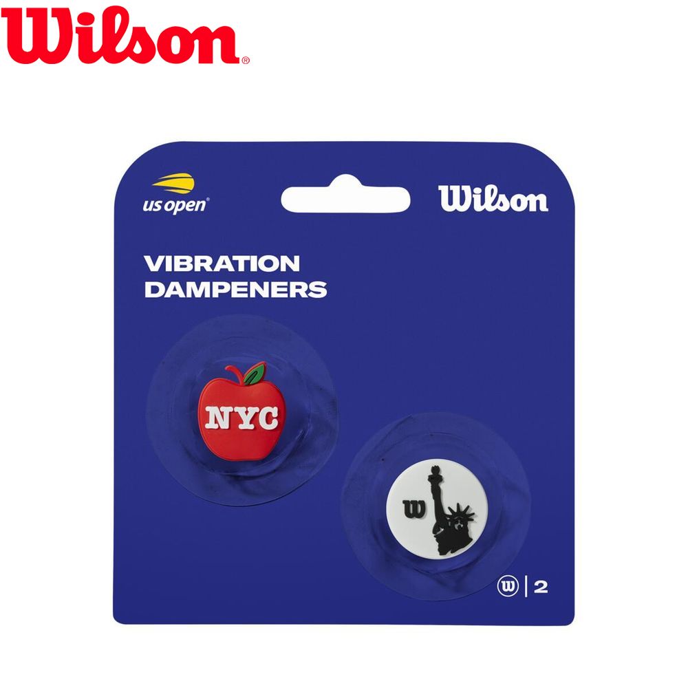 ウイルソン Wilson テニスアクセサリー  US OPEN DAMPENERS Red/BLACK 2PK WR8412201001