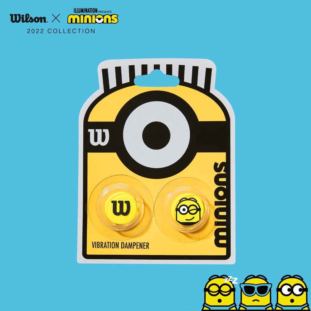 ウイルソン Wilson テニスアクセサリー  MINIONS 2.0 振動止め 2個セット 2PK ミニオンズ WR8413901001