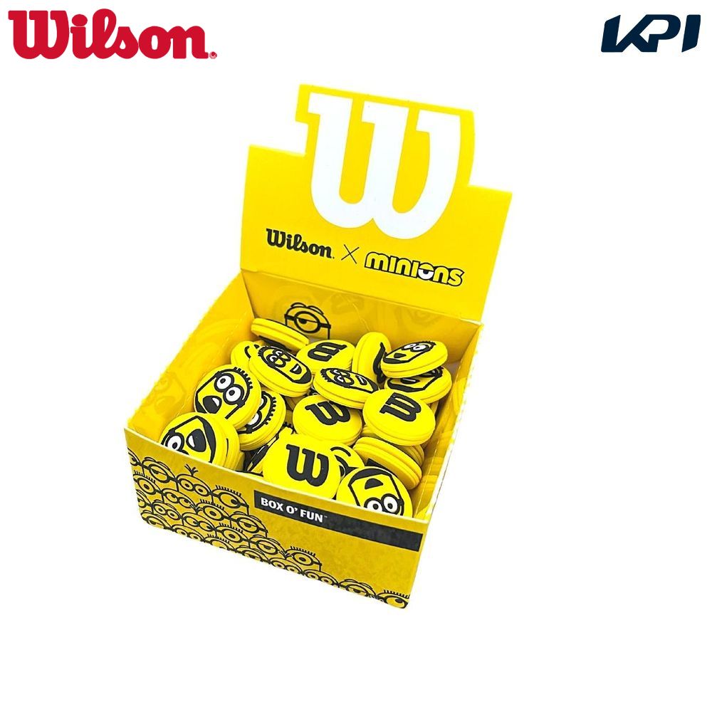 ウイルソン Wilson テニス振動止め  MINIONS V3.0 VIBRATION DAMPENER BOX ミニオンズ 2023 振動止め 1箱 WR8417901001