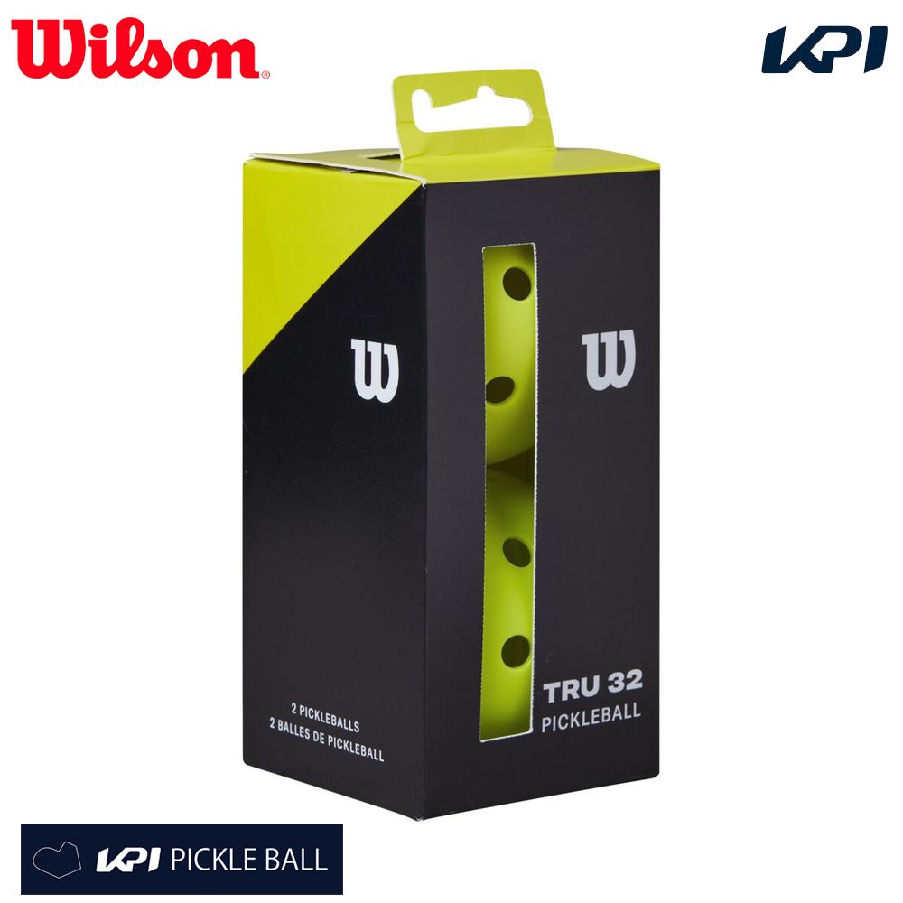 ウイルソン Wilson ピックルボールボール    TRU 32  2球パック WR8900501001 3月中旬発売予定※予約