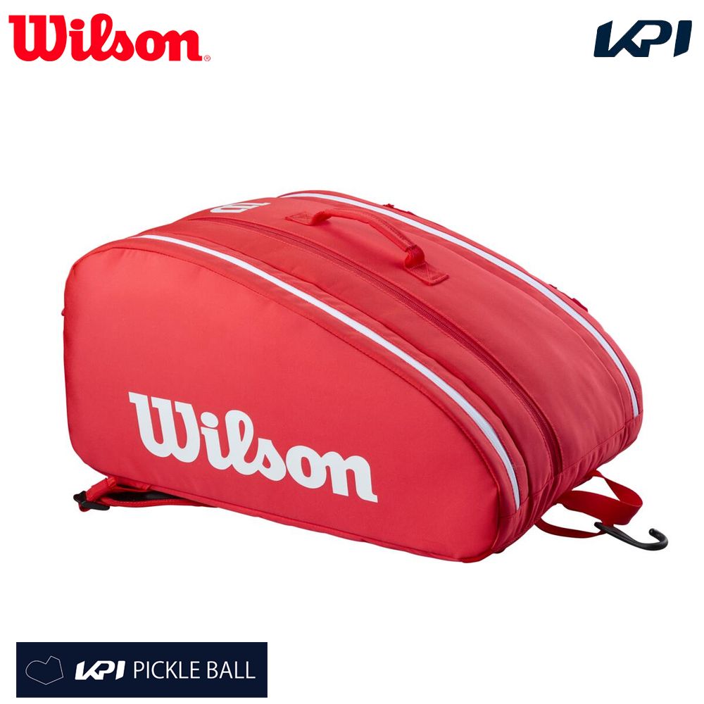 ウイルソン Wilson ピックルボールバッグ・ケース    PICKLEBALL TOUR RED BAG ツアーバッグ レッド WR8909501001 3月中旬発売予定※予約