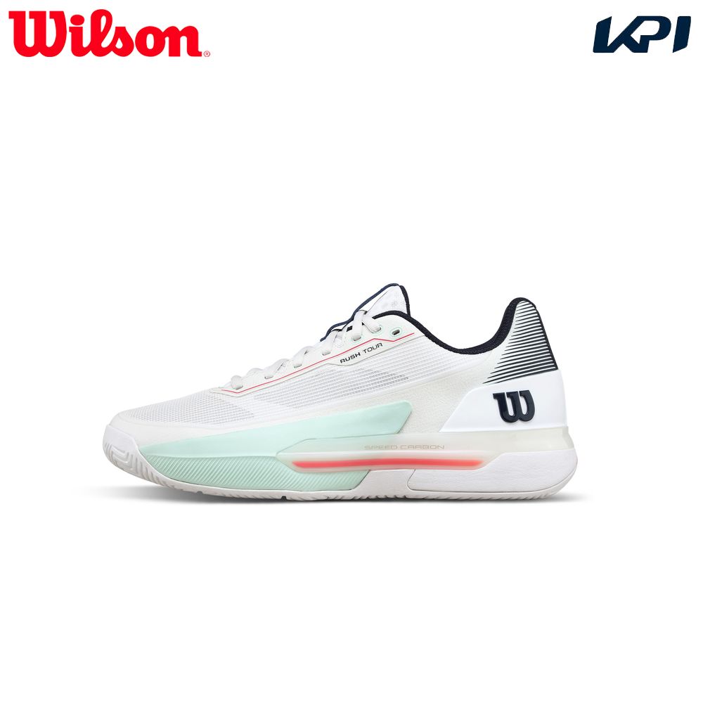 ウイルソン Wilson テニスシューズ メンズ   RUSH TOUR 5 Wh/Bay/Fiery ラッシュツアー 5 オールコート用 WRS338250U 2月中旬発売予定※予約