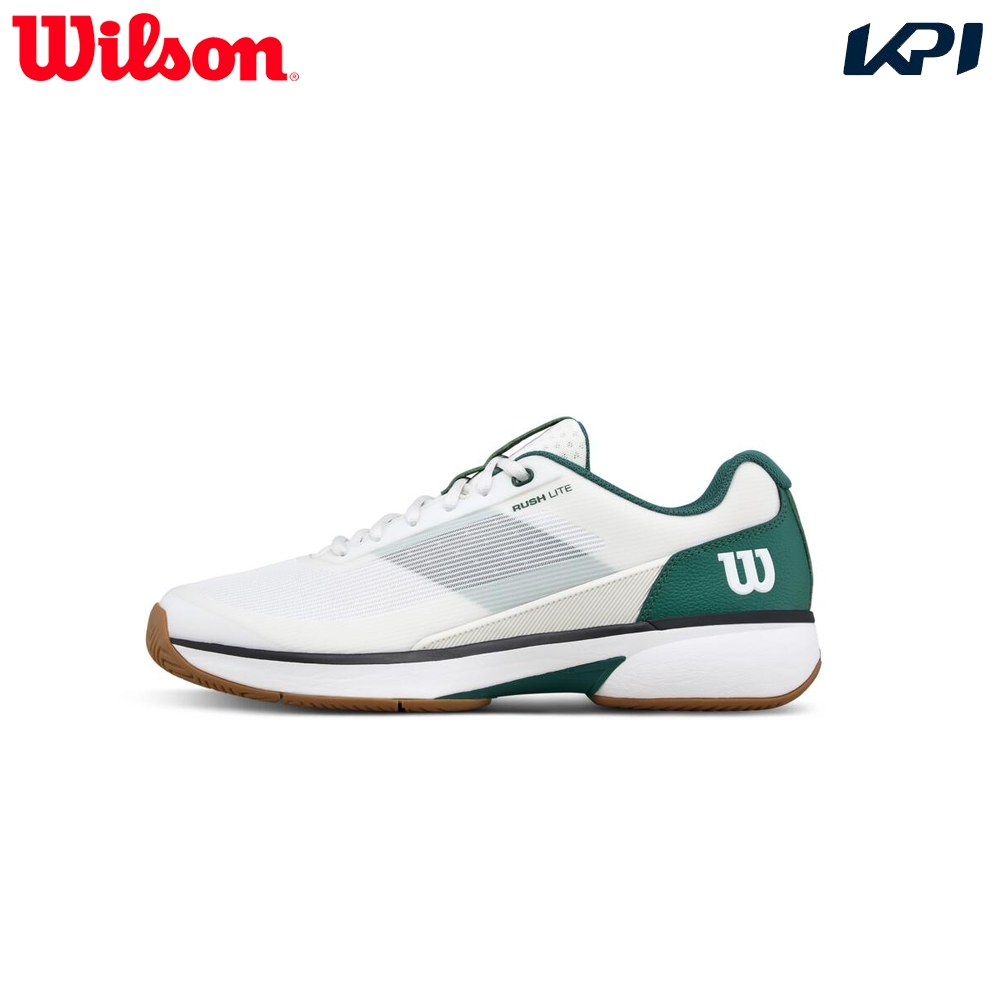 ウイルソン Wilson テニスシューズ メンズ   RUSH LITE 5 Wh/Evergreen ラッシュライト 5 オムニコート用 WRS338570U
