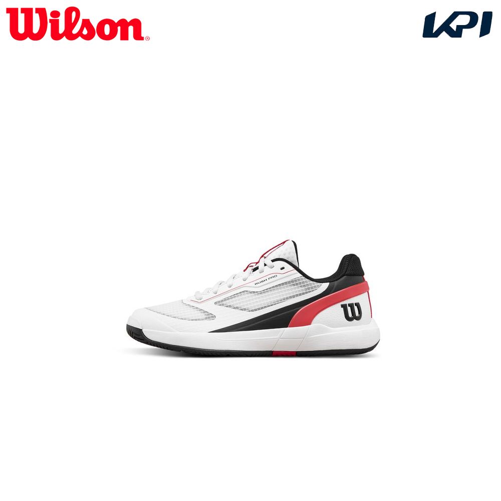 ウイルソン Wilson テニスシューズ ジュニア   RUSH PRO 5 JR Wh/Rd/Black ラッシュプロ5 WRS338780U 5月上旬発売予定※予約
