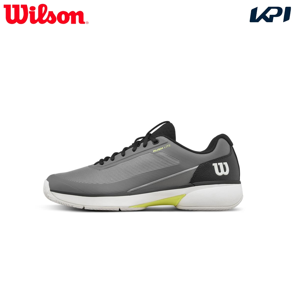 ウイルソン Wilson テニスシューズ メンズ   RUSH LITE 5 Titanium/Snow ラッシュライト 5 オムニコート用 WRS339630U