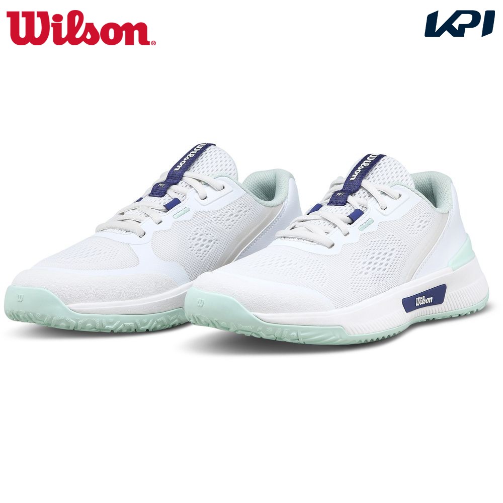 ウイルソン Wilson テニスシューズ レディース  イントリーグ プロ  オムニ INTRIGUE PRO OMNI Wh／Bay 6 WRS340120U