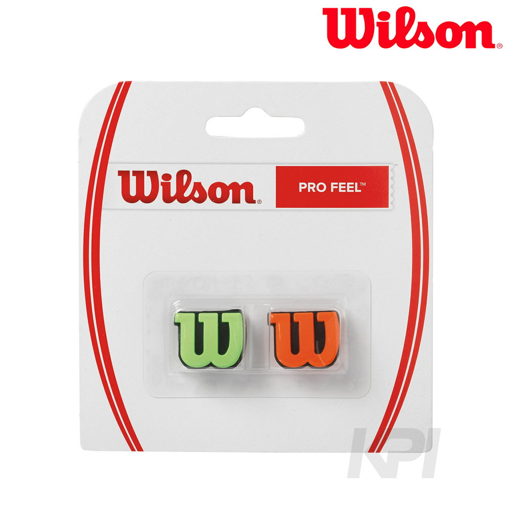 Wilson（ウイルソン）「PRO FEEL（プロフィール）グリーン＆オレンジ WRZ537600」振動止め