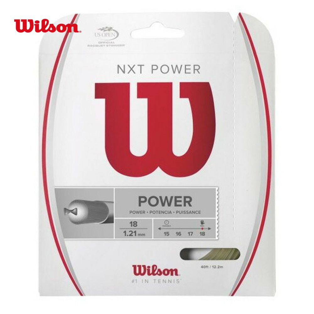 ウイルソン Wilson テニスガット・ストリング  NXT POWER 18 NXTパワー WRZ941800