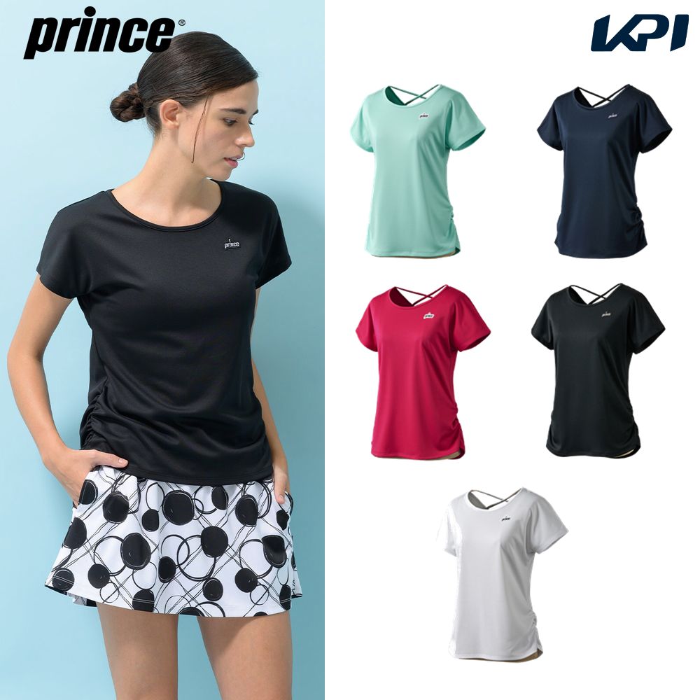 プリンス Prince テニスウェア レディース ゲームシャツ WS3058 2023SS