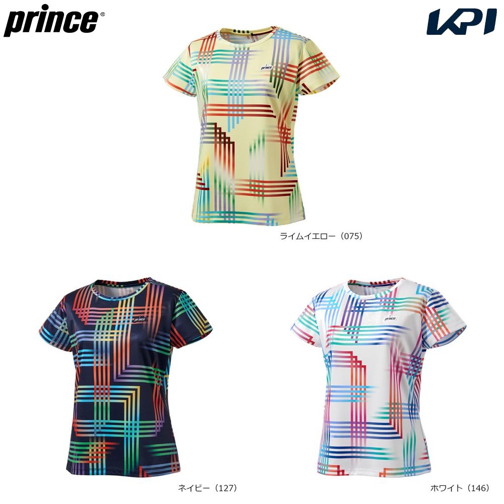 プリンス Prince テニスウェア レディース   ゲームシャツ WS6053 2026SS 1月下旬発売予定※予約