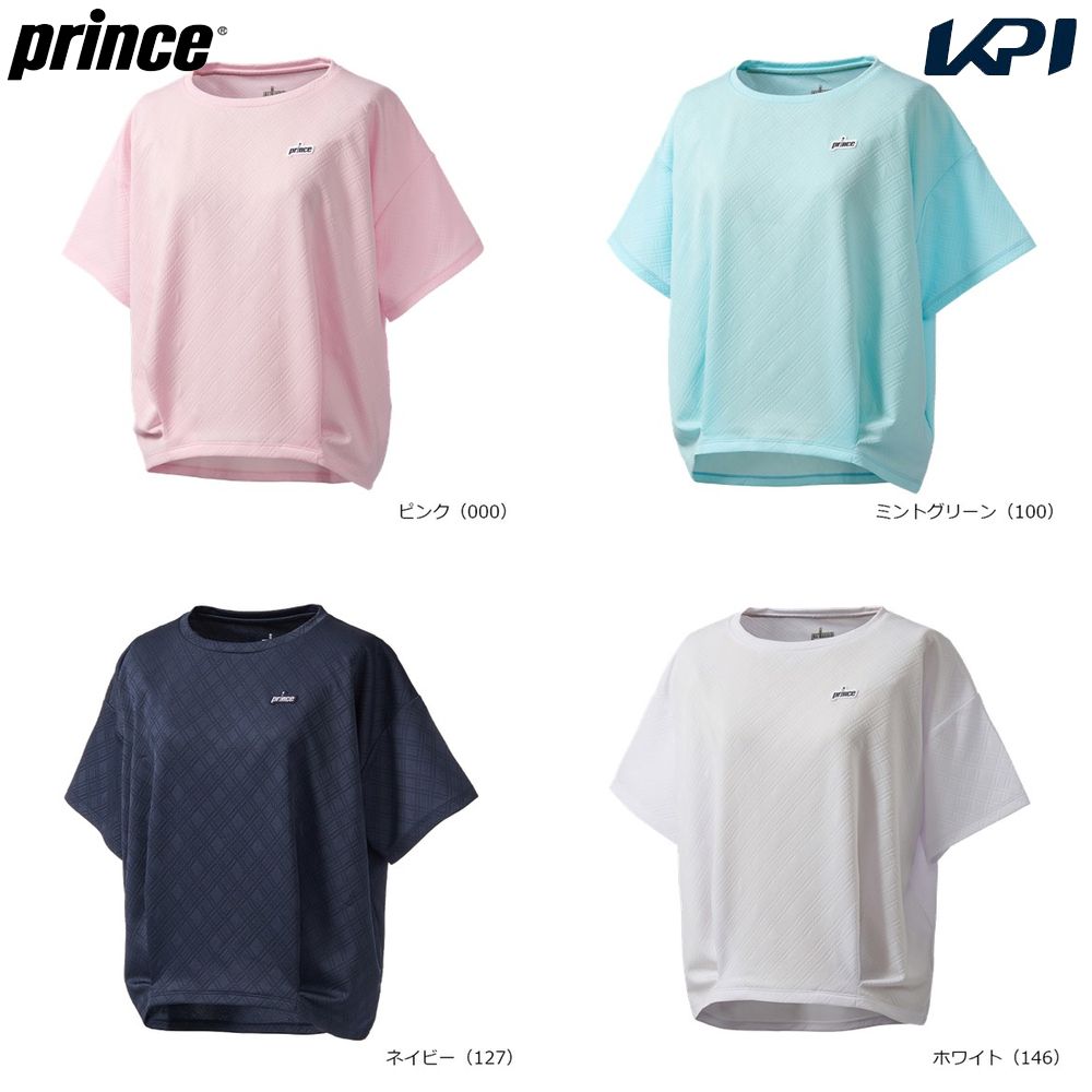 プリンス Prince テニスウェア レディース   ゲームシャツ WS6056 2026SS 1月下旬発売予定※予約