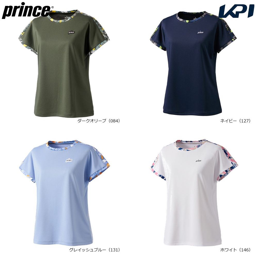 プリンス Prince テニスウェア レディース   ゲームシャツ WS6061 2026SS 2月下旬発売予定※予約
