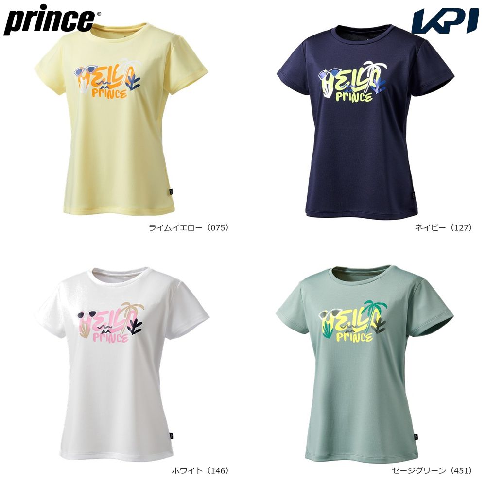 プリンス Prince テニスウェア レディース   Tシャツ WS6062 2026SS 2月下旬発売予定※予約