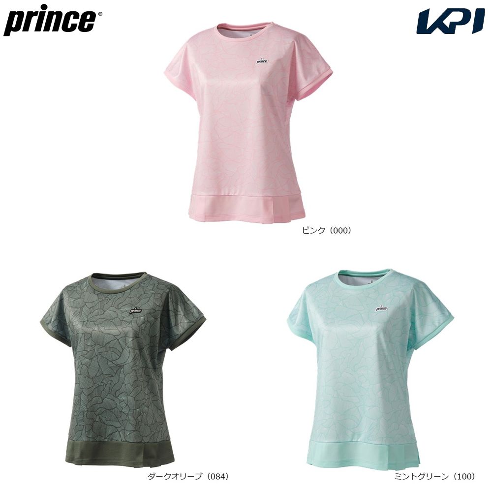 プリンス Prince テニスウェア レディース   ゲームシャツ WS6063 2026SS 2月下旬発売予定※予約