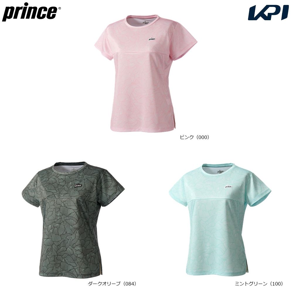 プリンス Prince テニスウェア レディース   ゲームシャツ WS6064 2026SS 2月下旬発売予定※予約