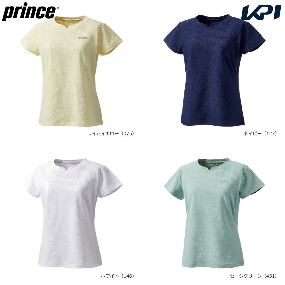 プリンス Prince テニスウェア レディース   ゲームシャツ WS6066 2026SS 2月下旬発売予定※予約