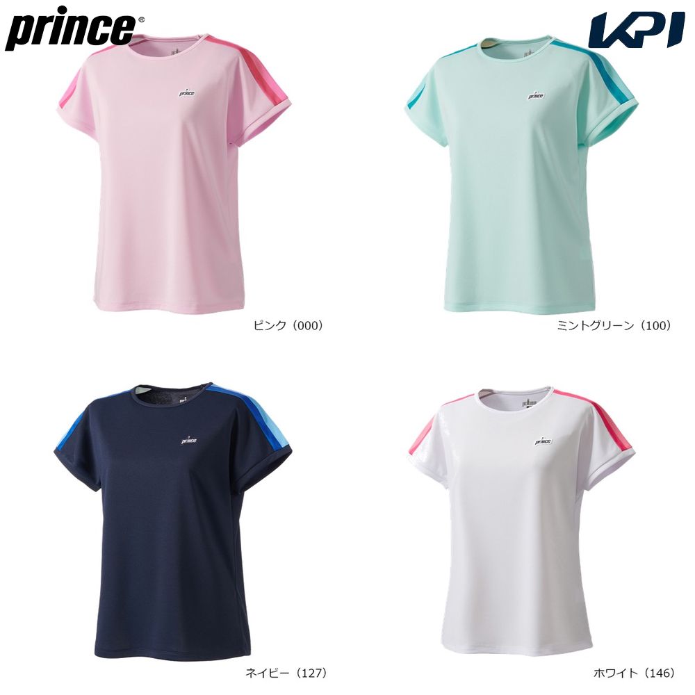 プリンス Prince テニスウェア レディース   ゲームシャツ WS6067 2026SS 2月下旬発売予定※予約