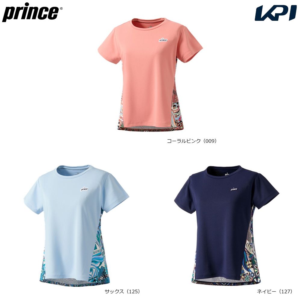 プリンス Prince テニスウェア レディース   ゲームシャツ WS6077 2026SS 3月下旬発売予定※予約