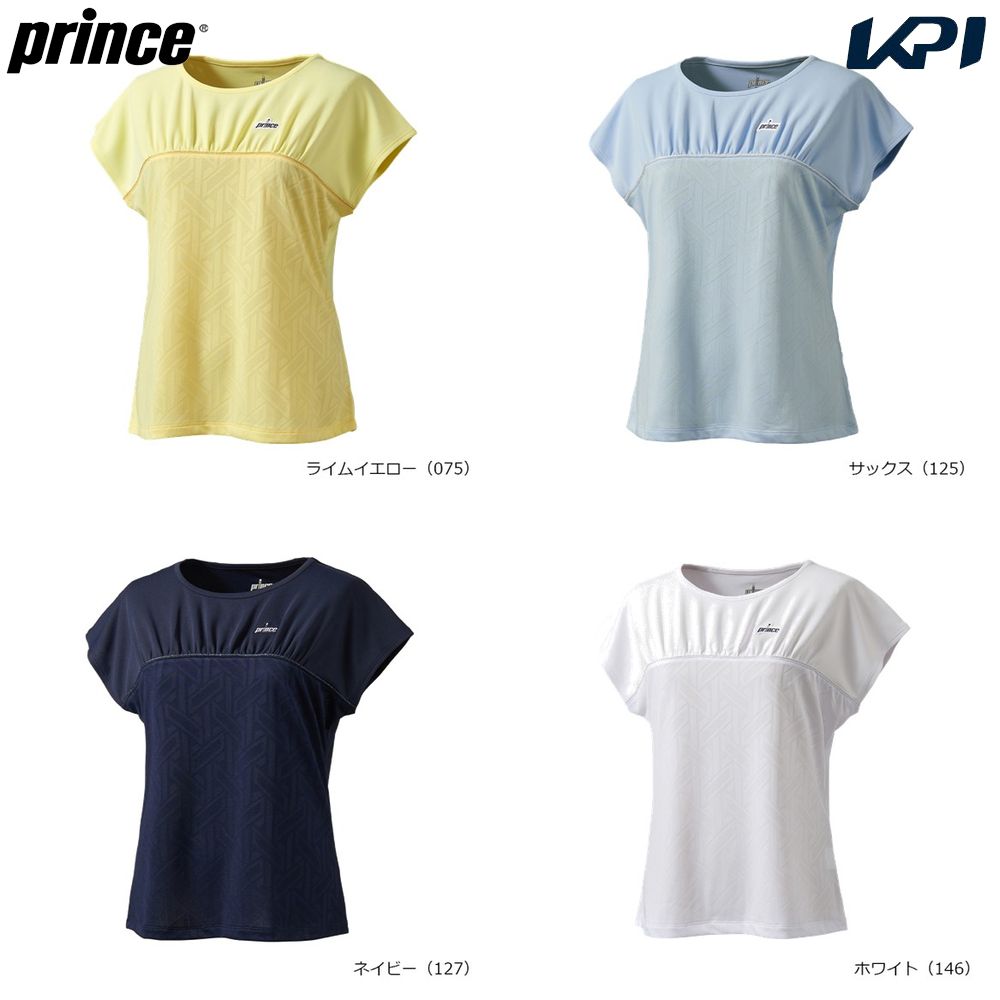 プリンス Prince テニスウェア レディース   ゲームシャツ WS6079 2026SS 4月下旬発売予定※予約