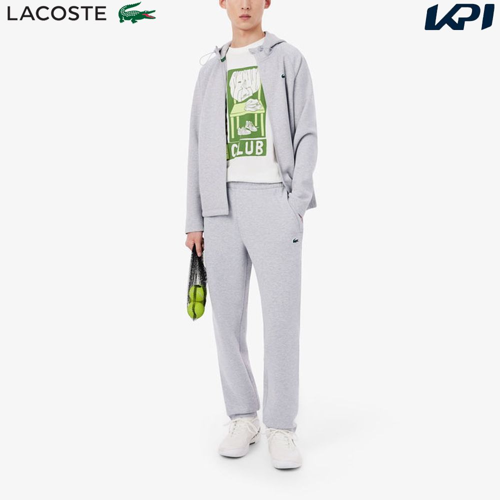 ラコステ LACOSTE テニスウェア メンズ   ストレッチダブルフェイススウェットパンツ XH0142-99-CCA 2026SS 2月中旬発売予定※予約「タオルキャンペーン対象」