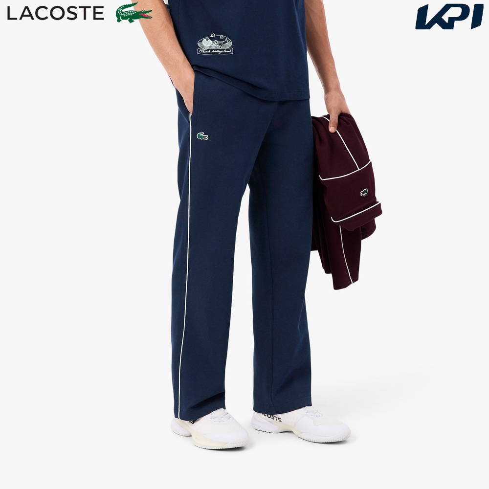 ラコステ LACOSTE テニスウェア メンズ   テニスヘリテージ トラックパンツ XH6932-99-HHW 2026FW 8月下旬発売予定※予約